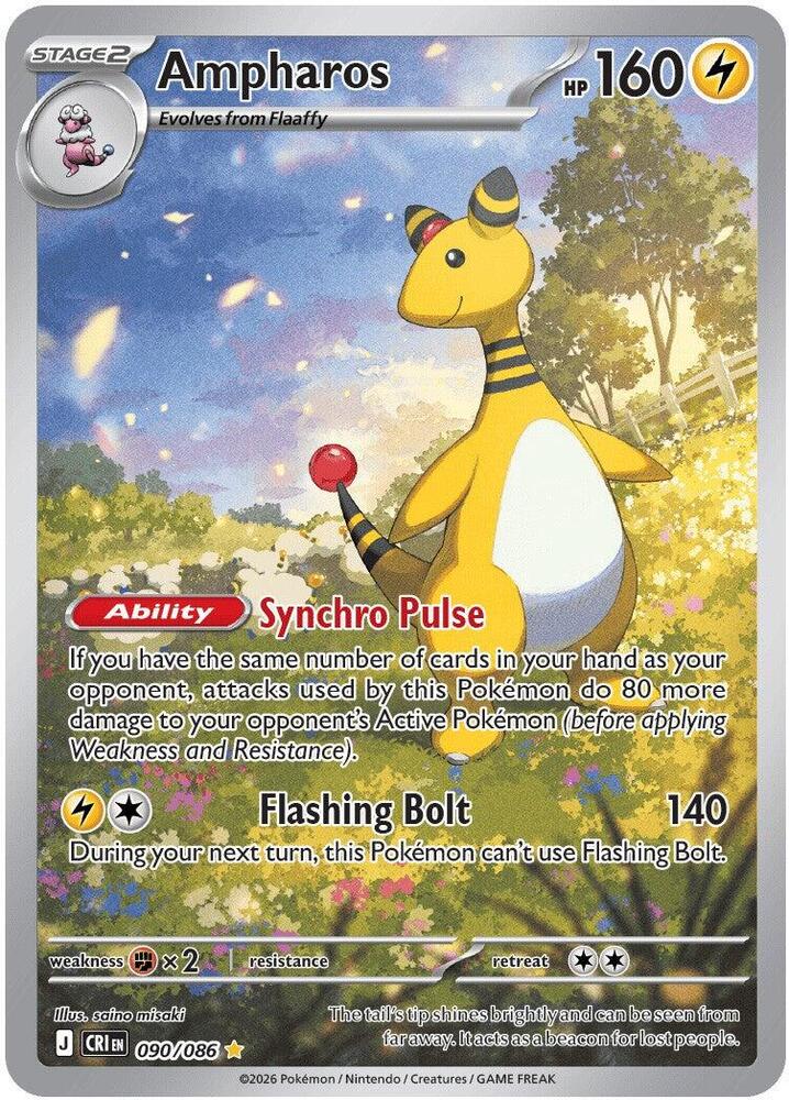 Ampharos IR 090/086 - Chaos Rising
