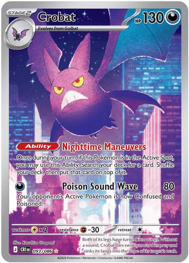 Crobat IR 093/086 - Chaos Rising