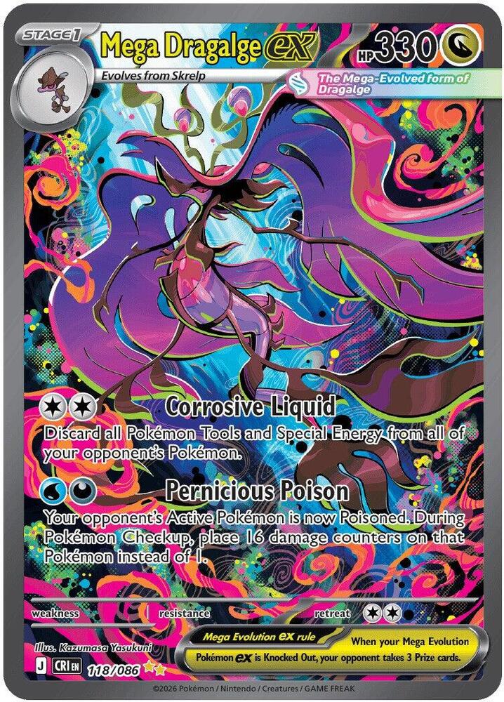 Mega Dragalge SIR 118/086 - Chaos Rising
