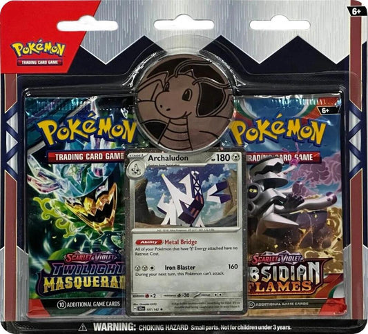 Archaludon 2 Pack Blister (Twilight Masquerade and Obsidian Flames)