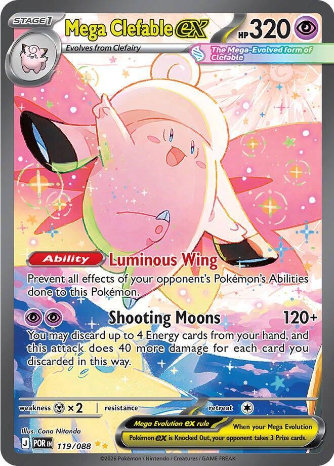 Mega Clefable ex SIR 119/088 - Perfect Order
