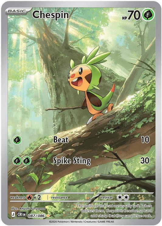 Chespin IR 087/086 - Chaos Rising