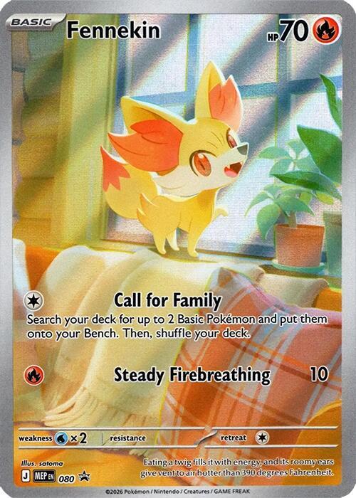 Fennekin 080 Mega Evolution Promo